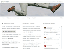 Tablet Screenshot of minhost.no